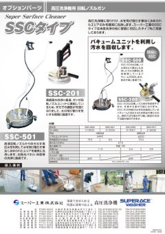 高圧洗浄機用オプション 回転ノズルガン SSCタイプ