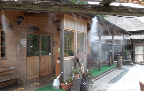 店舗前のクールダウン