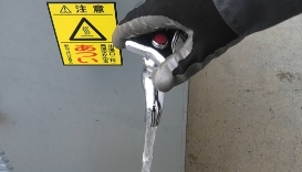 お湯が出せる蛇口付