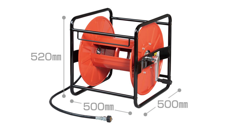 ホースリール横置型60m巻